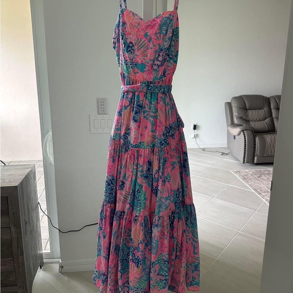 Lilly Pulitzer maxi dress worn 1 time